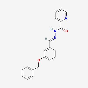 N'-{(E)-[3-(benzyloxy)phenyl]methylidene}pyridine-2-carbohydrazide