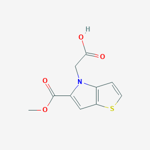 [5-(Methoxycarbonyl)thieno[3,2-b]pyrrol-4-yl]acetic acid