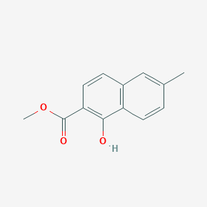molecular formula C13H12O3 B1409471 Methyl 1-hydroxy-6-methyl-2-naphthoate CAS No. 1384880-02-7
