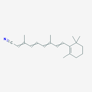 3,7-Dimethyl-9-(2,6,6-trimethylcyclohexen-1-yl)nona-2,4,6,8-tetraenenitrile