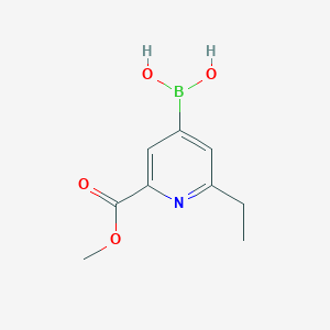 (2-Ethyl-6-(methoxycarbonyl)pyridin-4-yl)boronic acid