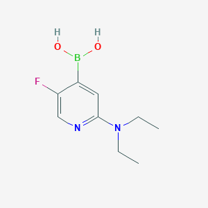 (2-(Diethylamino)-5-fluoropyridin-4-yl)boronic acid