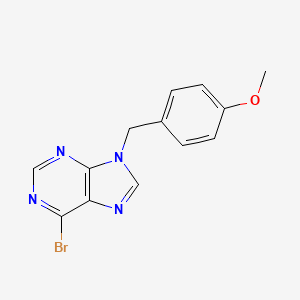 6-Bromo-9-[(4-methoxyphenyl)methyl]purine