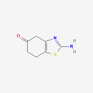 molecular formula C7H8N2OS B1409486 2-amino-6,7-dihydrobenzo[d]thiazol-5(4H)-one CAS No. 1934503-99-7