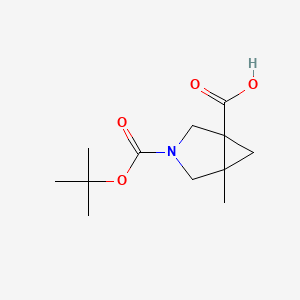 3-Tert-butoxycarbonyl-5-methyl-3-azabicyclo[3.1.0]hexane-1-carboxylic acid