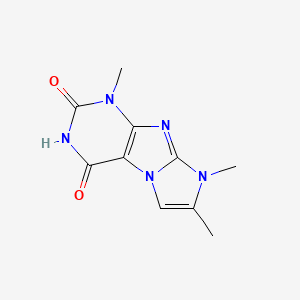 1H-Imidazo[2,1-f]purine-2,4(3H,8H)-dione, 1,7,8-trimethyl-