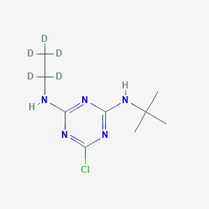 molecular formula C9H16ClN5 B1409489 Terbuthylazine D5 CAS No. 222986-60-9