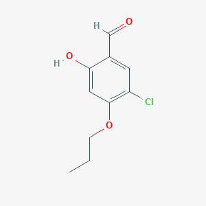 molecular formula C10H11ClO3 B1409490 5-Chloro-2-hydroxy-4-propoxybenzaldehyde CAS No. 1352512-18-5