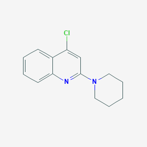 molecular formula C14H15ClN2 B1409491 4-Chloro-2-piperidin-1-yl-quinoline CAS No. 1351383-92-0
