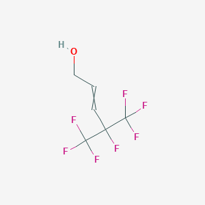 4,5,5,5-Tetrafluoro-4-(trifluoromethyl)-2-penten-1-ol