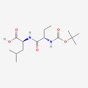 ((S)-2-((tert-butoxycarbonyl)amino)butanoyl)-L-leucine