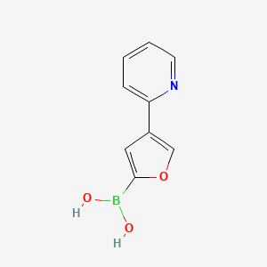 (4-(Pyridin-2-yl)furan-2-yl)boronic acid