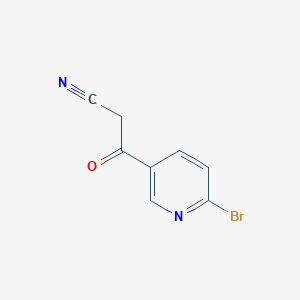 3-(6-Bromopyridin-3-yl)-3-oxopropanenitrile