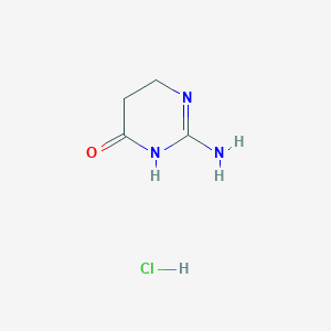 molecular formula C4H8ClN3O B140951 盐酸β-丙氨酰肌酸 CAS No. 15231-28-4