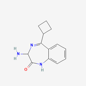 3-Amino-5-cyclobutyl-1,3-dihydro-1,4-benzodiazepin-2-one