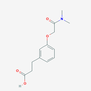 3-(3-Dimethylcarbamoylmethoxyphenyl)-propionic acid