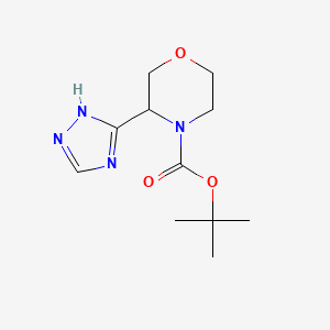 tert-butyl 3-(4H-1,2,4-triazol-3-yl)morpholine-4-carboxylate