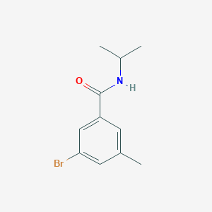 molecular formula C11H14BrNO B1409536 3-溴-5-甲基-N-(异丙基)苯甲酰胺 CAS No. 1567068-46-5