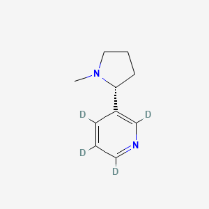 2,3,4,6-tetradeuterio-5-[(2R)-1-methylpyrrolidin-2-yl]pyridine