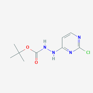 Hydrazinecarboxylic acid, 2-(2-chloro-4-pyrimidinyl)-, 1,1-dimethylethyl ester