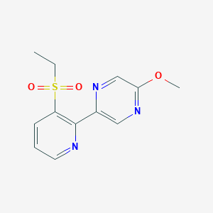 2-[3-(Ethanesulfonyl)pyridin-2-yl]-5-methoxypyrazine