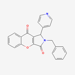 2-Benzyl-1-(pyridin-4-yl)-1,2-dihydrochromeno[2,3-c]pyrrole-3,9-dione