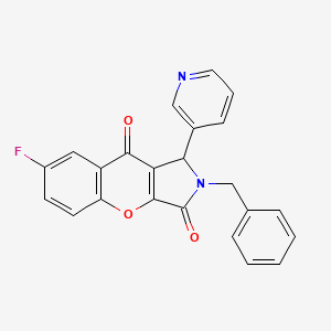 2-Benzyl-7-fluoro-1-(pyridin-3-yl)-1,2-dihydrochromeno[2,3-c]pyrrole-3,9-dione