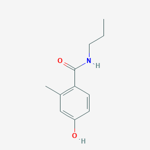 molecular formula C11H15NO2 B1409553 4-羟基-2-甲基-N-丙基苯甲酰胺 CAS No. 1695767-59-9
