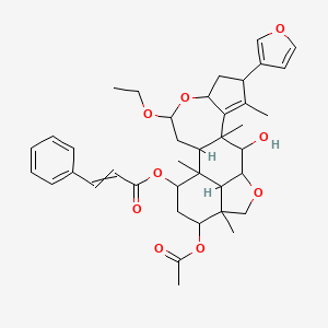 molecular formula C39H48O9 B14095579 12-Ethoxynimbolinin B 