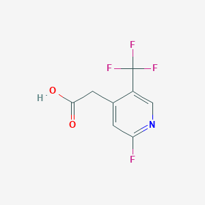 2-Fluoro-5-(trifluoromethyl)pyridine-4-acetic acid