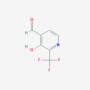 3-Hydroxy-2-(trifluoromethyl)isonicotinaldehyde