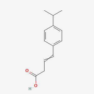 molecular formula C13H16O2 B14095688 4-(4-Isopropylphenyl)but-3-enoic acid 