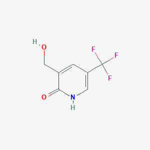 molecular formula C7H6F3NO2 B1409569 2-Hydroxy-5-(trifluoromethyl)pyridine-3-methanol CAS No. 1227602-10-9