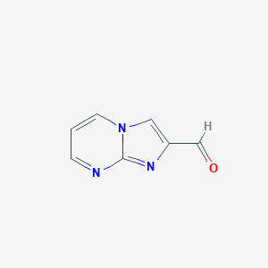 molecular formula C7H5N3O B140957 咪唑并[1,2-a]嘧啶-2-甲醛 CAS No. 143982-40-5