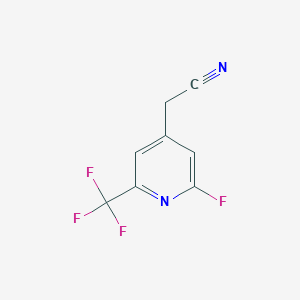 2-Fluoro-6-(trifluoromethyl)pyridine-4-acetonitrile