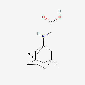 molecular formula C14H23NO2 B14095757 N-(3,5-Dimethyltricyclo[3.3.1.13,7]dec-1-yl)glycine 