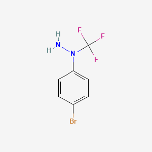 1-(4-Bromophenyl)-1-(trifluoromethyl)hydrazine