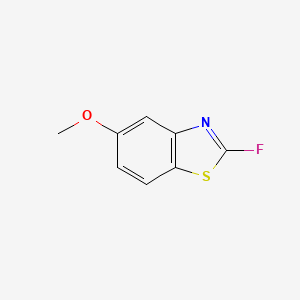 molecular formula C8H6FNOS B1409580 2-Fluoro-5-methoxybenzothiazole CAS No. 1261744-00-6