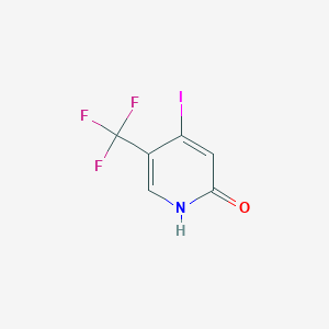 molecular formula C6H3F3INO B1409583 4-Iodo-5-(trifluoromethyl)pyridin-2-ol CAS No. 1227601-04-8