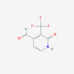 molecular formula C7H4F3NO2 B1409586 2-Hydroxy-3-(trifluoromethyl)isonicotinaldehyde CAS No. 1227580-89-3