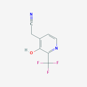 3-Hydroxy-2-(trifluoromethyl)pyridine-4-acetonitrile