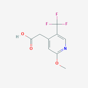 2-Methoxy-5-(trifluoromethyl)pyridine-4-acetic acid