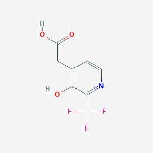 3-Hydroxy-2-(trifluoromethyl)pyridine-4-acetic acid