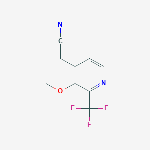 3-Methoxy-2-(trifluoromethyl)pyridine-4-acetonitrile