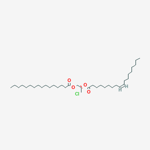 molecular formula C37H69ClO4 B14096057 [(2S)-1-chloro-3-hexadecanoyloxypropan-2-yl] (Z)-octadec-9-enoate 