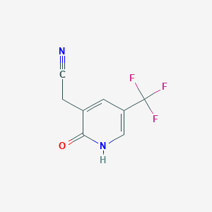 2-Hydroxy-5-(trifluoromethyl)pyridine-3-acetonitrile