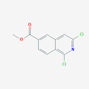 molecular formula C11H7Cl2NO2 B1409611 1,3-二氯异喹啉-6-甲酸甲酯 CAS No. 1416714-47-0