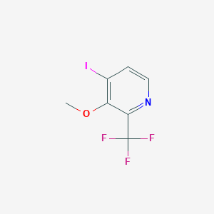 molecular formula C7H5F3INO B1409613 4-Iodo-3-methoxy-2-(trifluoromethyl)pyridine CAS No. 1227577-15-2