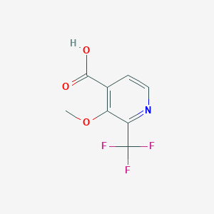 molecular formula C8H6F3NO3 B1409615 3-Methoxy-2-(trifluoromethyl)isonicotinic acid CAS No. 1211523-60-2