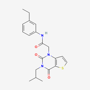 N-(3-ethylphenyl)-2-[3-(2-methylpropyl)-2,4-dioxo-3,4-dihydrothieno[3,2-d]pyrimidin-1(2H)-yl]acetamide